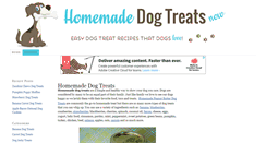 Desktop Screenshot of homemadedogtreatsnow.com