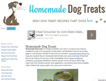 Tablet Screenshot of homemadedogtreatsnow.com